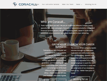 Tablet Screenshot of coracall.com